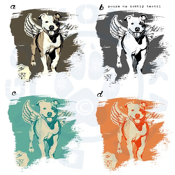 Oblečení s motivem Staffbull retro – DragoWolfKaty