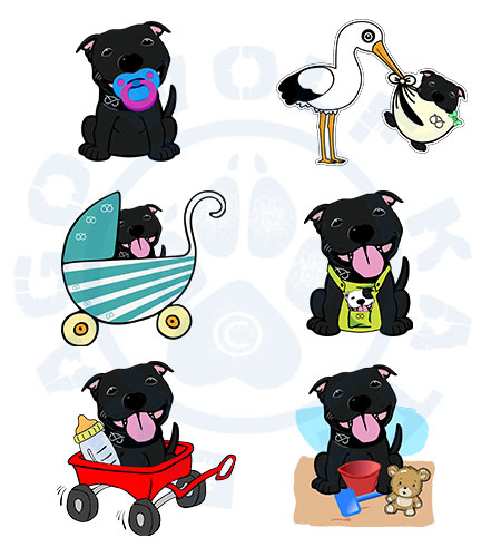Dětské body - SBT Baby cartoon MIX