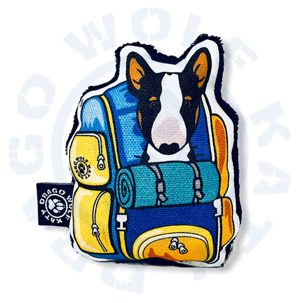 Polštář DWK - Bullčičák Bullterrier - Cestovatel