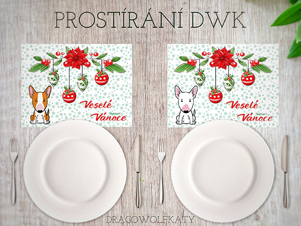 Prostírání DWK - Bulíkaté Vánoce