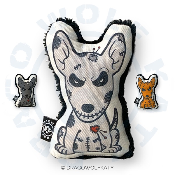 Polštář DWK - Bullčičák Voodoo Bullterrier
