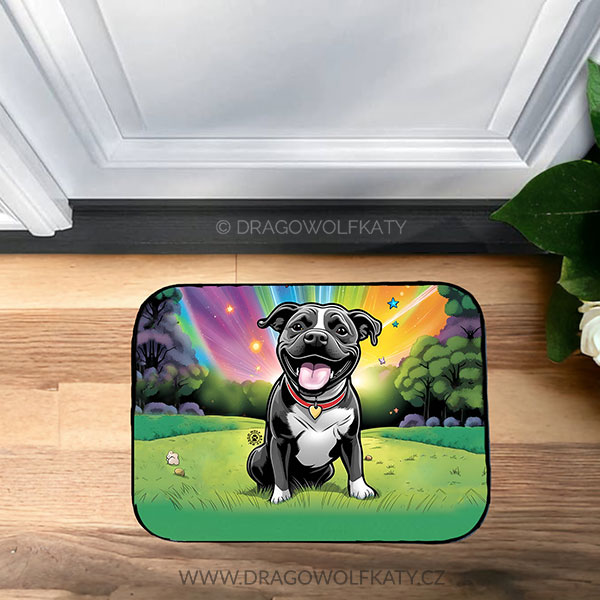 Podložka - Staffbull v trávě