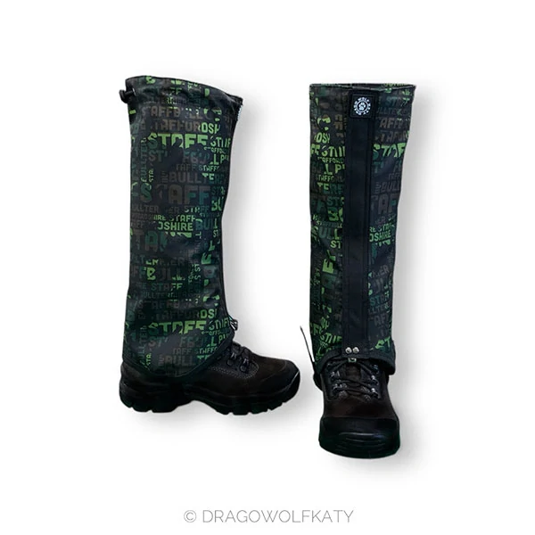 Návleky - Staffbull word Camo