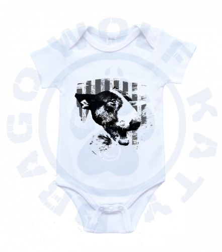 Dětské body - Bullterrier retro