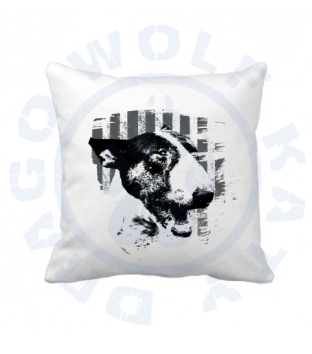 Polštář s povlakem Bullterrier retro