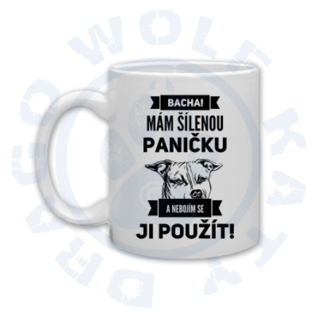Hrnek Amstaff šílení