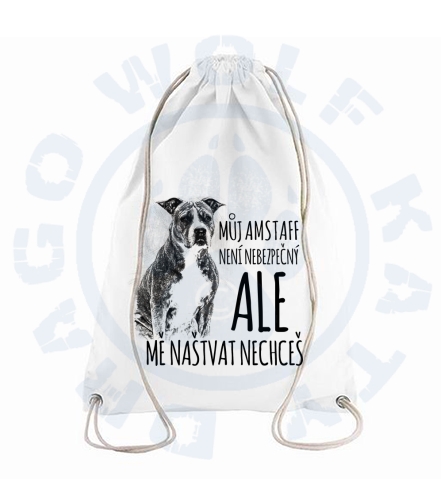 Batoh/vak - Amstaff jsem nebezpečná