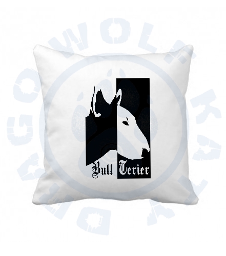 Bullterrier black white