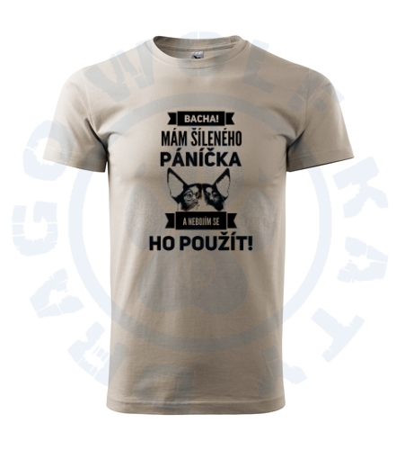 Pánské triko Basic - Šílený Bulík
