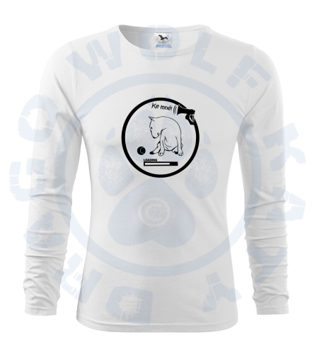 Pánské triko Fit - T Long Sleeve - Bullterrier loading