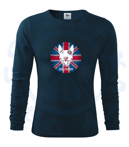 Pánské triko Fit - T Long Sleeve - Bullterrier Anglie