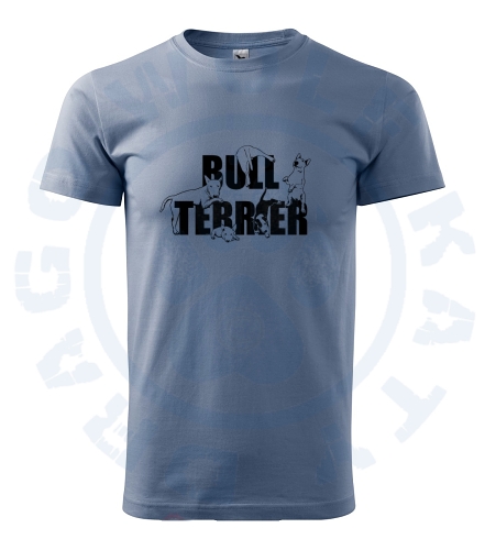 Pánské triko Basic - Bullterrier parta