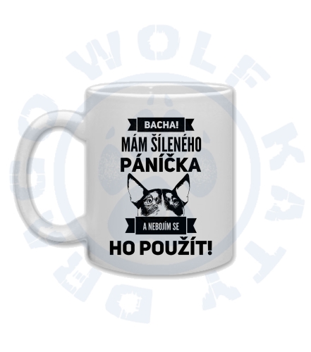 Hrnek Šílený páníček Bulík