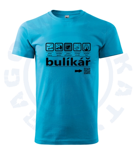 Pánské triko Basic - Hrdý bulíkář