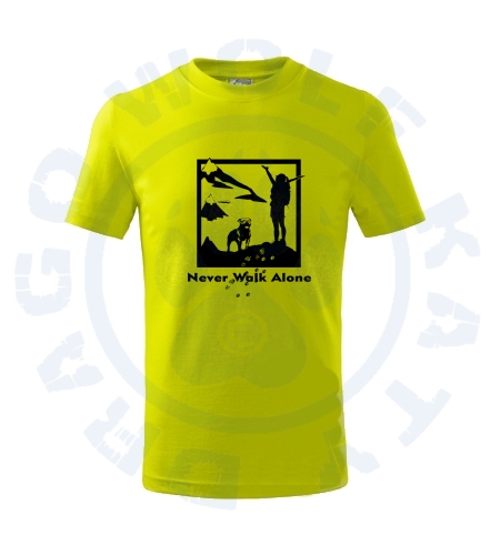 Dětské triko Basic - Never Walk Alone Staffbull