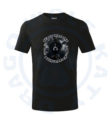 Dětské triko Basic - Staffbull dark