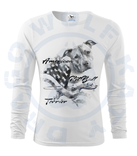 Pánské triko Fit - T Long Sleeve - PitBull 2019