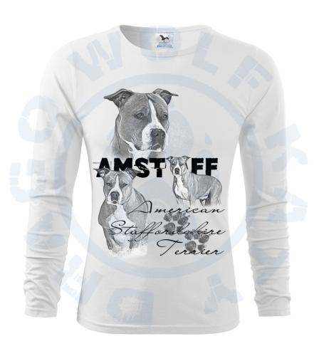 Pánské triko Fit - T Long Sleeve - Amstaff 2019