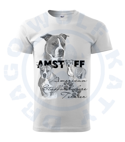 Pánské triko Basic - Amstaff 2019