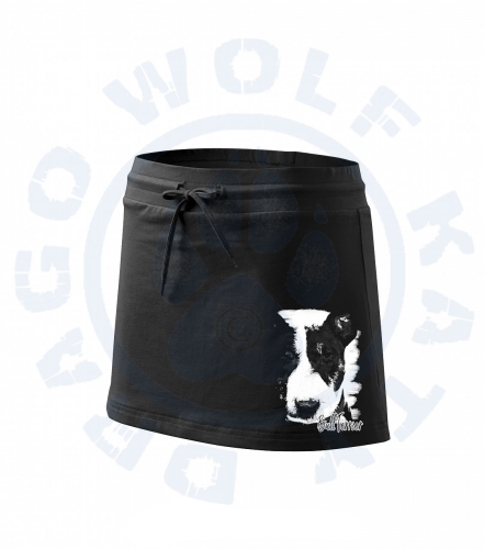 Dámská sukně Skirt two in one - Wolf art