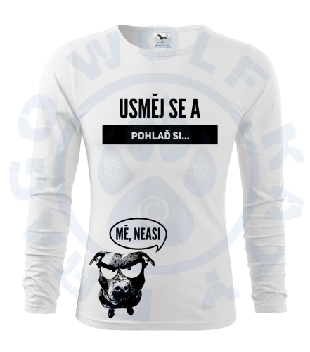 Pánské triko Fit - T Long Sleeve - Pohlaď si Stafíka