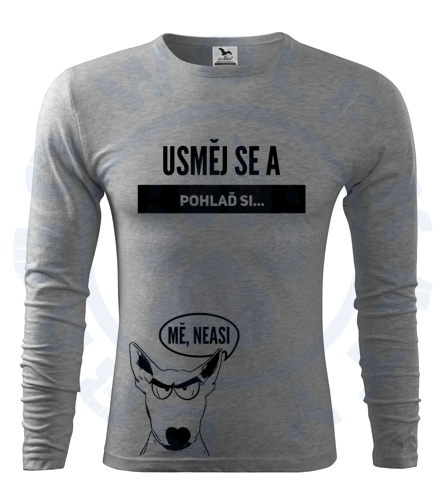 Pánské triko Fit - T Long Sleeve - Pohlaď si Bulíka