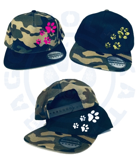 Camo kšiltovka tlapky