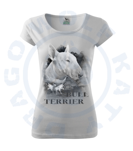 Dámské triko - Bull Terrier Alf angel 2019