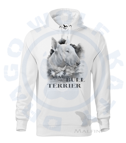 Pánská mikina Cape - Bull Terrier Alf angel 2019