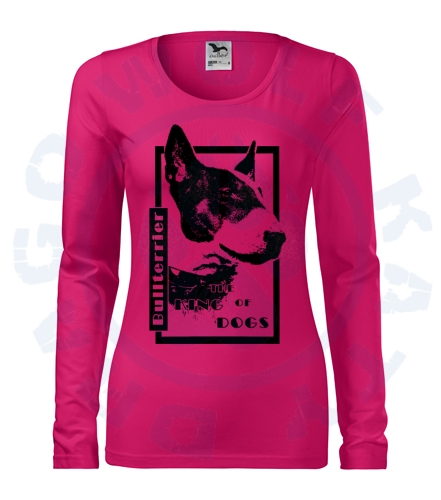 Dámské triko SLIM - Bullterrier King 2
