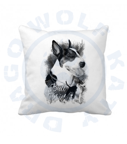 Polštář s povlakem Bullterrier Wolf 2019