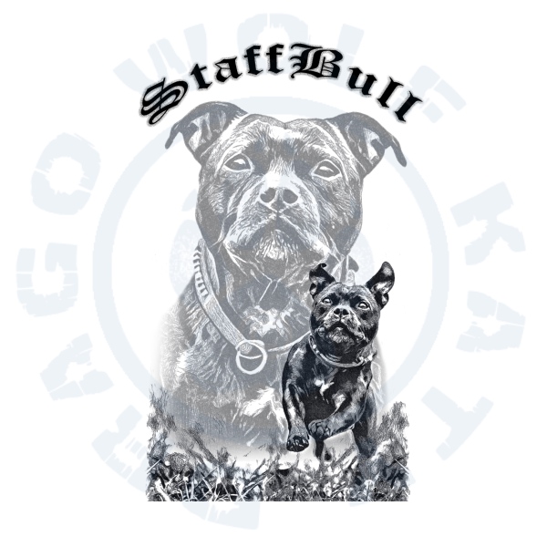 Pánské triko Basic - Staffbull maxi
