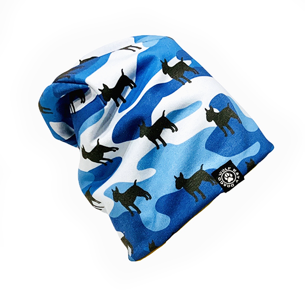 Nákrčník - Bullterrier blue camouflage