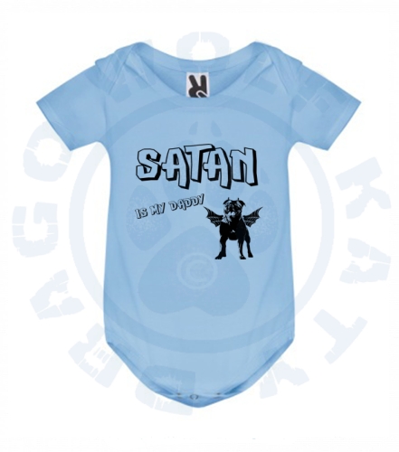 Dětské body - Satan, is my daddy STAFFBULL