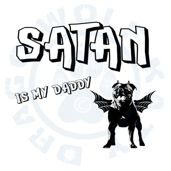 Dámská mikina Cape - Satan, is my daddy STAFFBULL