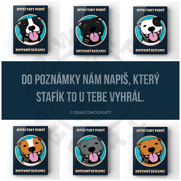 Cedulka na plot - Staffbull - Jestli tady pudeš, dostaneš blízanec