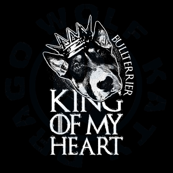 Dámské tričko GLANCE - Bullterrier King Of my Heart