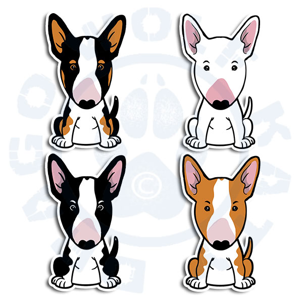 Nažehlovačka - Bullterrier Baby cartoon