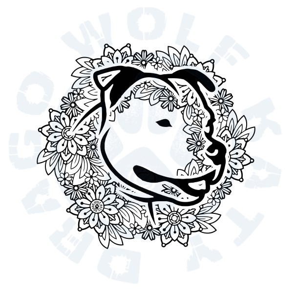 Batoh/vak - Staffbull Flowers