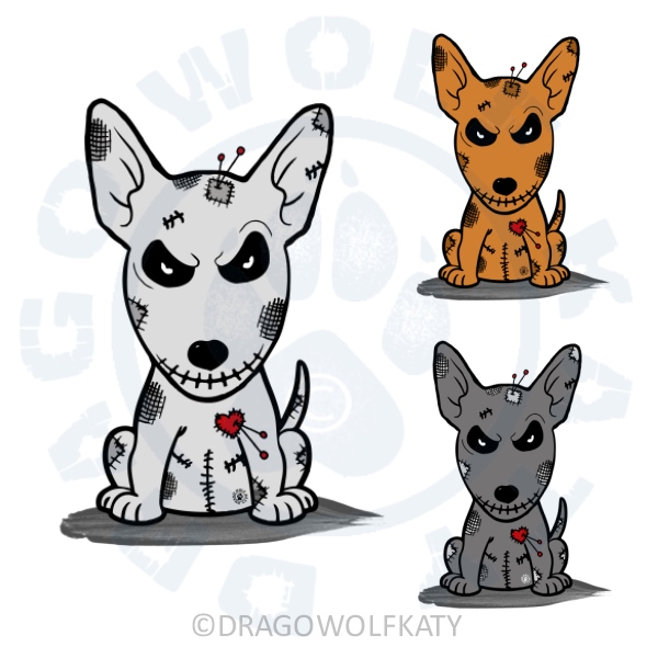 Dámské triko SLIM - Voodoo Bullterrier