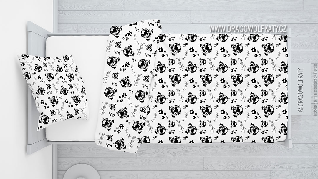 Povlečení DWK - Staffbull My Life