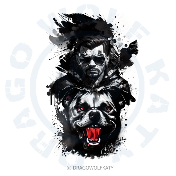 Dámské tričko GLANCE - Staffbull ink II