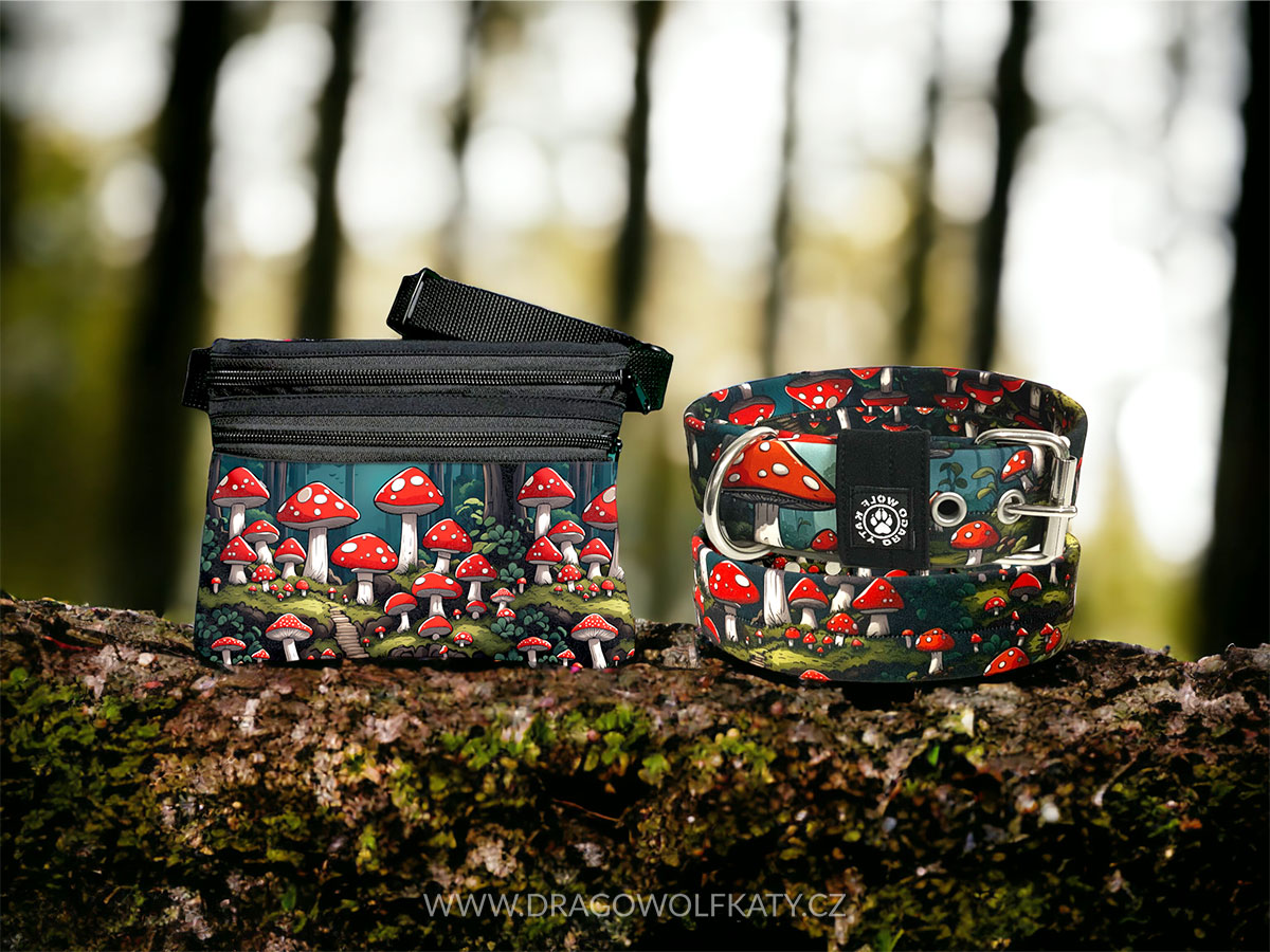 Taška DWK kolem pasu - Muchomůrky