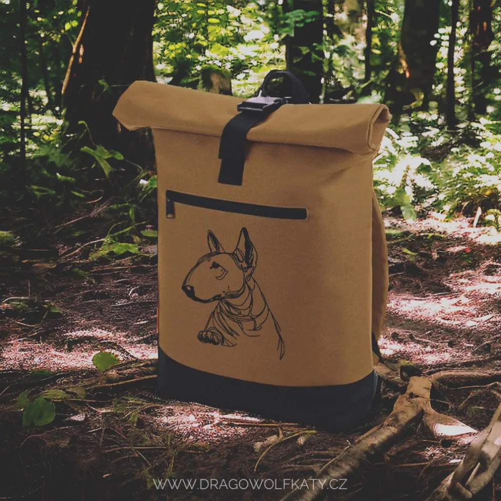 Roll - Batoh s výšivkou - Bullterrier Line