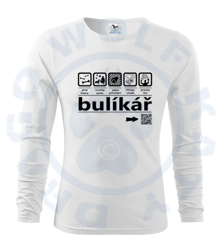 Pánské triko Fit - T Long Sleeve - Hrdý bulíkář