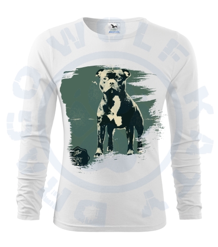 Pánské triko Fit - T Long Sleeve - Staffbull retro