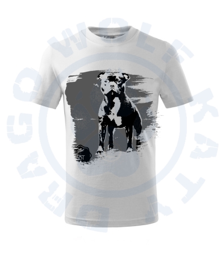 Dětské triko Basic - Staffbull retro