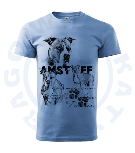Pánské triko Basic - Amstaff 2019
