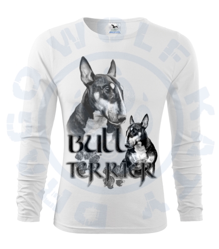 Pánské triko Fit - T Long Sleeve - Bullterrier Kira