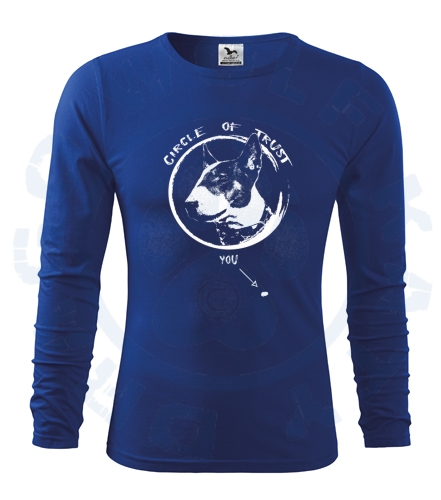 Pánské triko Fit - T Long Sleeve - Bullterrier Circle Of Trust